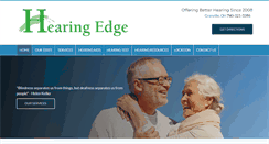 Desktop Screenshot of hearingedge.net