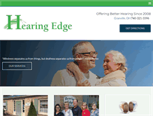 Tablet Screenshot of hearingedge.net